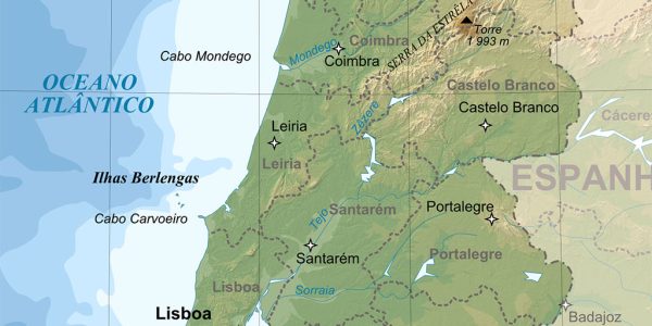 Carte du Portugal : géographie