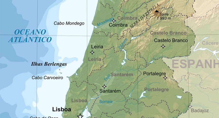 Carte du Portugal : géographie