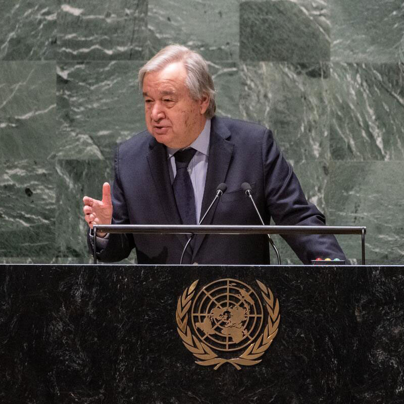 António Guterres à l'ONU