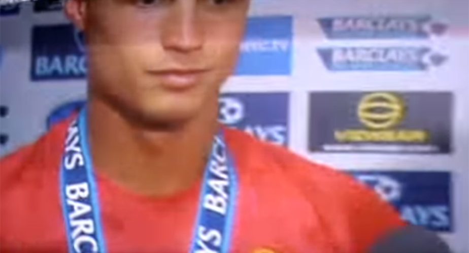 Cristiano Ronaldo parle français !