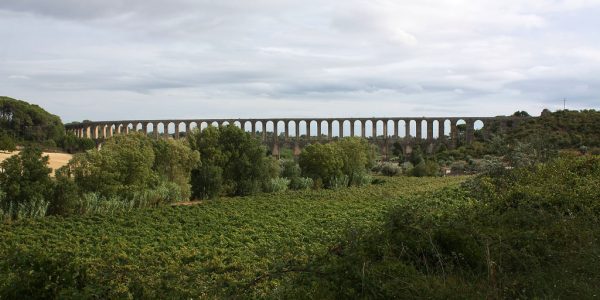 Aqueduc des Pegões, Tomar : paysages du Ribatejo