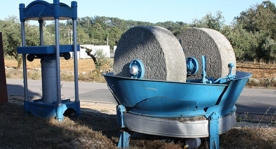 meules du moulin à huile