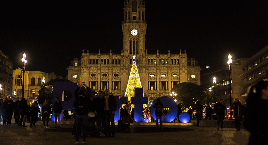 Illuminations de Noël à Porto