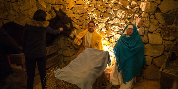 Crèche de Noël vivante de Priscos