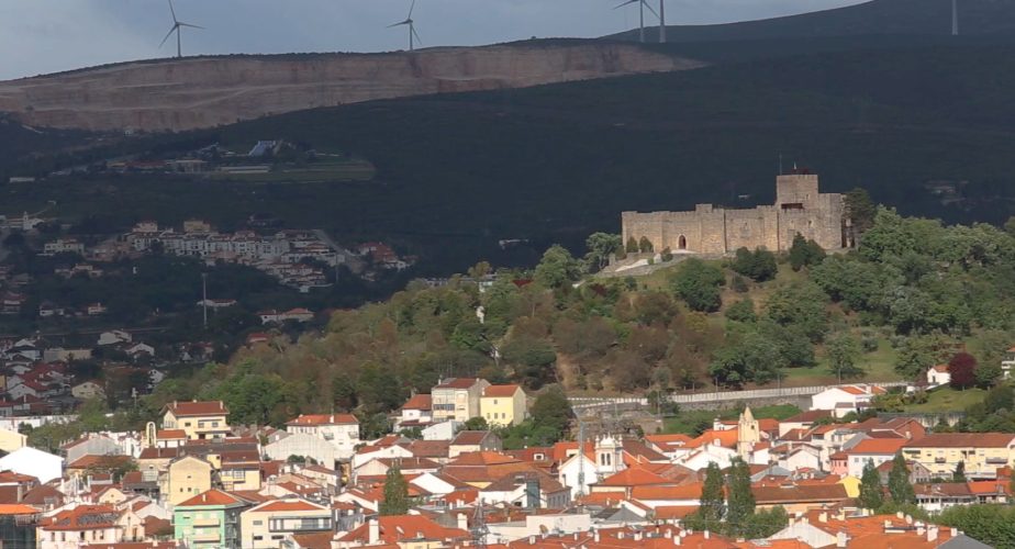 Vue panoramique sur Pombal et son château