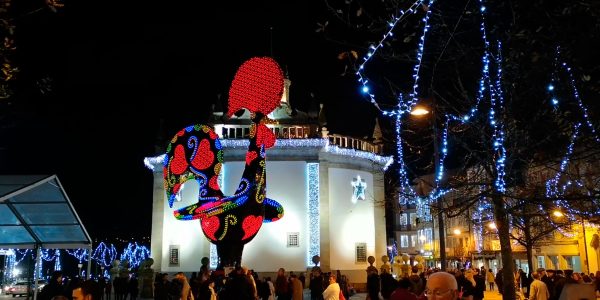 galo de Barcelos de Noël
