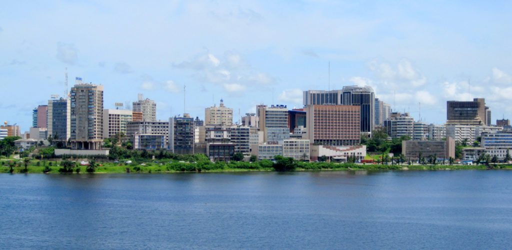 Abidjan, capitale économique de la Côte d'Ivoire.