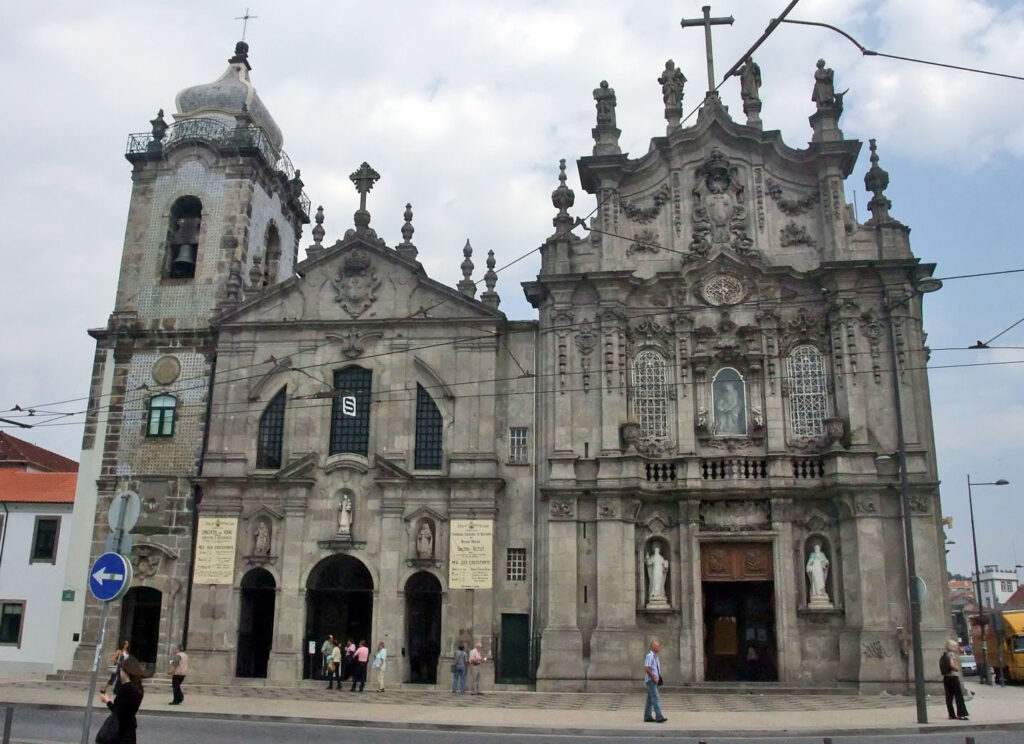 Eglise du Carmo à Porto