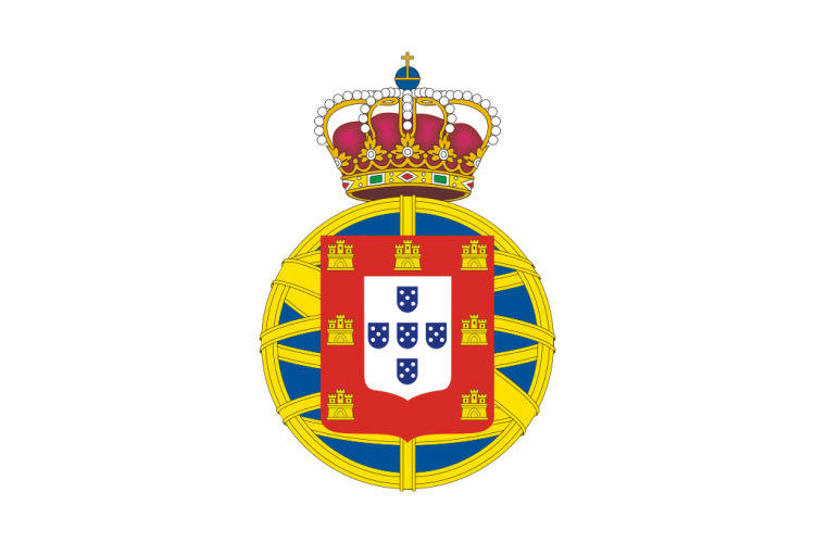 Drapeau du Royaume-Uni du Portugal, du Brésil et des Algarves.