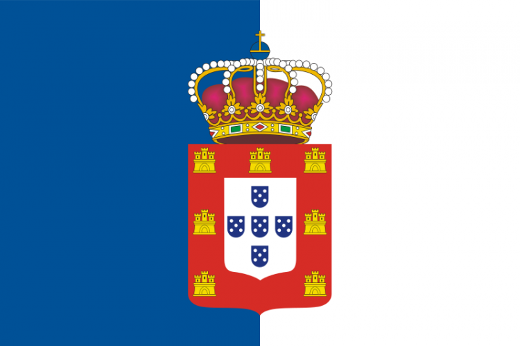 Drapeau du Portugal sous la monarchie libérale