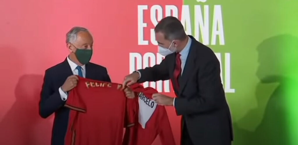 échange maillots Espagne Portugal