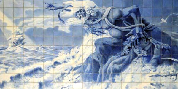 Géant Adamastor, par Jorge Colaço