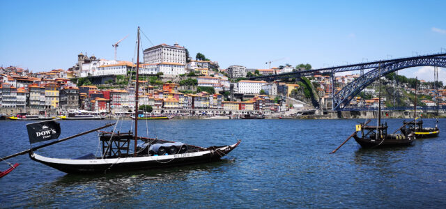 Bateaux sur le Douro au Portugal