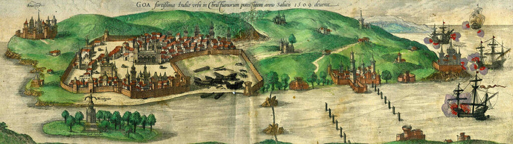 Goa et le fort de Saint-Jacques de Banastarim, où se trouvait probablement Fernão Lopes