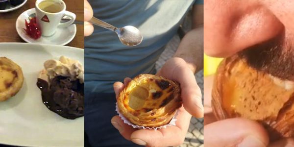 Manger un pastel de nata