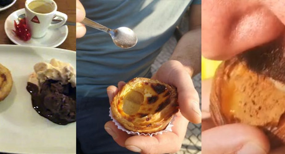 Manger un pastel de nata