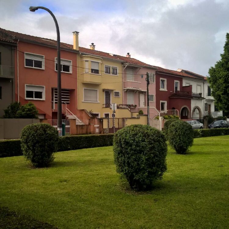 Maisons bourgeoises d'un beau quartier de Porto