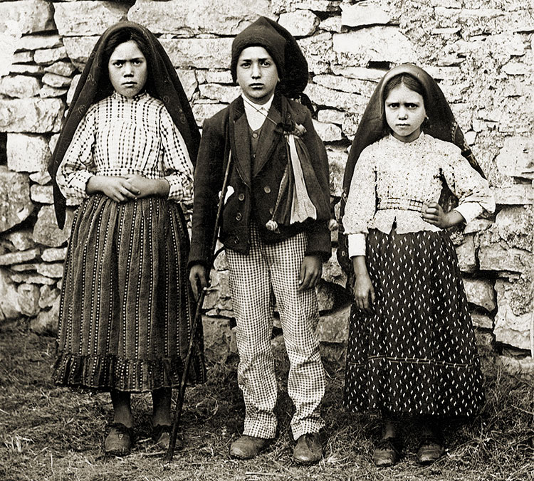 Les trois petits bergers de Fatima