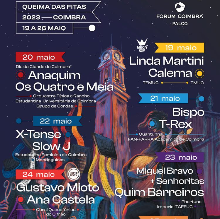 Affiche de la semaine académique de Coimbra