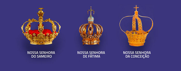 Les trois couronnes de Marie au Portugal