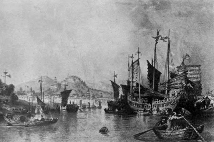 Illustration du port de Ningbo