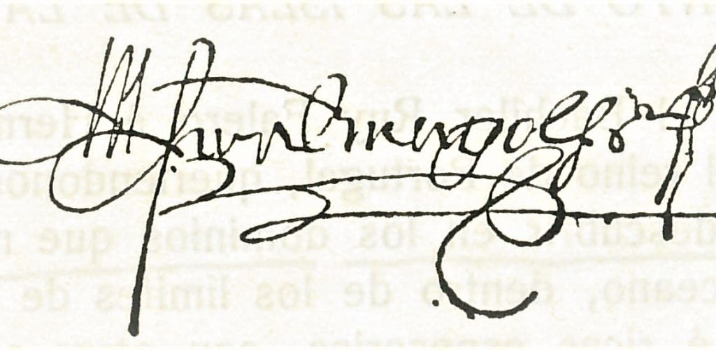 signature de Magellan
