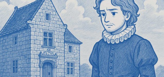 D: Antonio devant sa maison à Roscoff