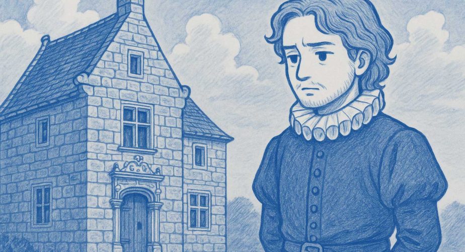 D: Antonio devant sa maison à Roscoff