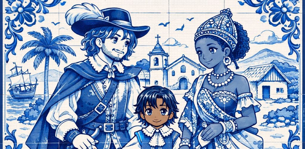 Couple portugais métis