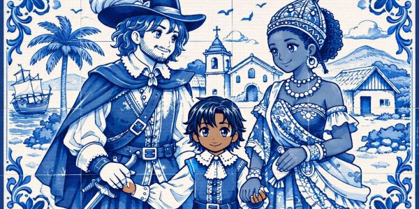 Couple portugais métis