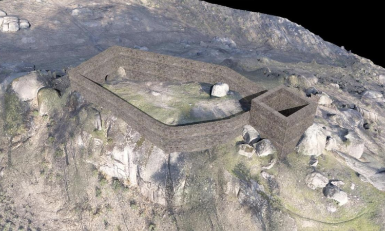 Château de Vermoim (reconstitution 3D).