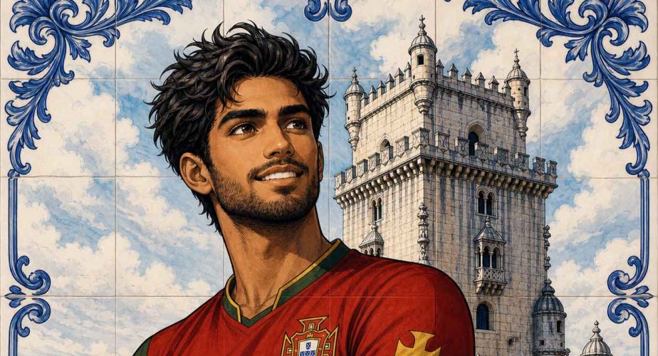 Indien portugais devant la Tour de Belém
